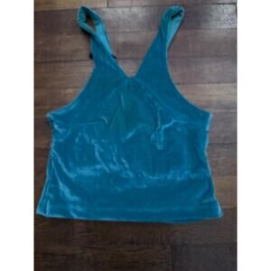 Urban Outfitters Out From Under Green Ribbed Velour Tank Cami Top